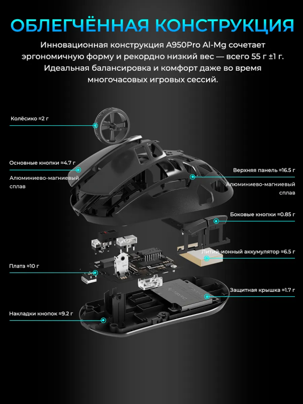 Купить DAREU A950PRO Mg 8к Красный-16.png
